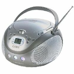 Coby MP-CD451 Portable Stereo MP3/CD Boombox with AM/FM Tuner