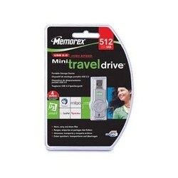 Memorex 512MB Mini TravelDrive U3 USB 2.0 Flash Drive