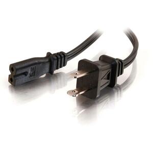 Cables To Go 6ft Polarized 2-Slot Power Cord