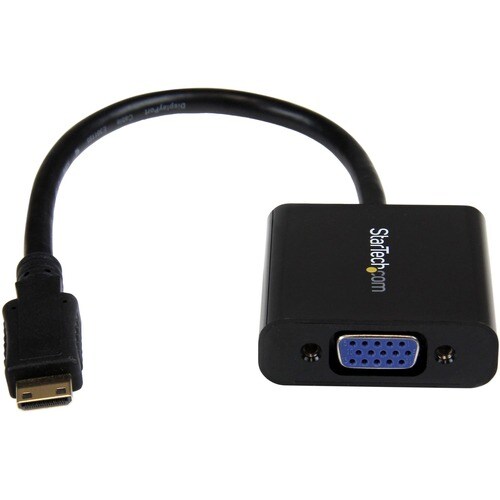 StarTech.com Mini HDMI to VGA Adapter Converter for Digital Still Cam