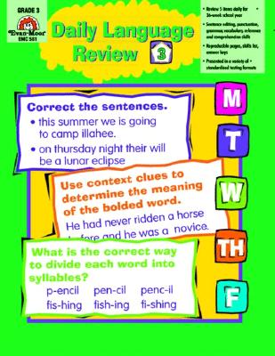Daily Language Review Grade 3 (Paperback)