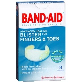 BAND-AID Advanced Healing Blister Cushions for Fingers & Toes 8 Each