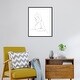 Nude Contour Sketch I By Ethan Harper Framed Canvas Wall Art Print