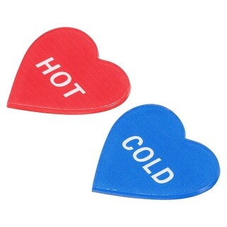 Self Stick Hot Cold Water Labels Acrylic Stickers Sign For Faucets Bed Bath Beyond