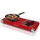 Elexnux W Portable Hot Plate In Electric Stove Countertop Double Burners With