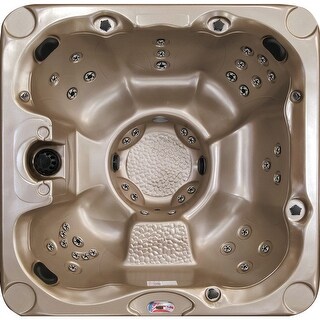 Person Jet Premium Acrylic Bench Spa Standard Hot Tub With Ozonator And KW Heater Bed