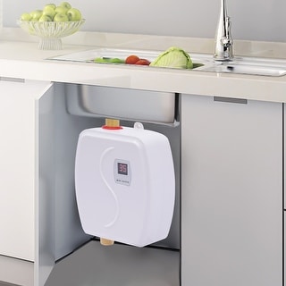 W Mini Electric Tankless Instant Hot Water Heater With Lcd Display Bed Bath Beyond
