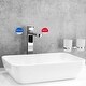 Self Stick Hot Cold Water Label Acrylic Waterproof Sticker Signs For Faucets Sink Red Blue