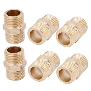 Pcs Mm Pt Male To Male Thread Equal Fitting Hex Reducer Nipple