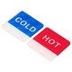 Self Stick Hot Cold Water Label Acrylic Waterproof Adhesive Sticker