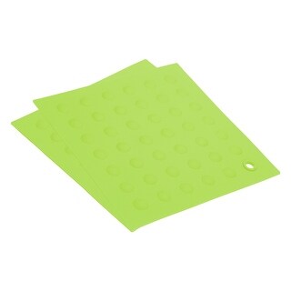 Silicone Trivet Mats Pcs Square Dots Hot Pan Pads Dish Drying Mat Green Bed Bath Beyond