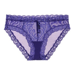 Bali Women S One Smooth U Satin With Lace Bikini Panty