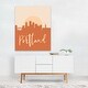 Portland Oregon Maps City Cityscape Coordinates Love Art Print Poster Bed Bath Beyond