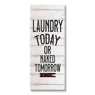 Stupell Laundry Or Naked Humor Canvas Wall Art Design By Kim Allen Bed Bath Beyond