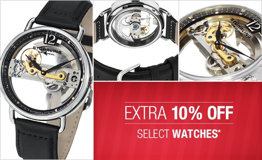 Extra 10% OFF Select Watches and Accessories @ Overstock.com