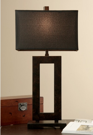 ... lamp may look out of place in a sleek, modern room. Choose lamps with