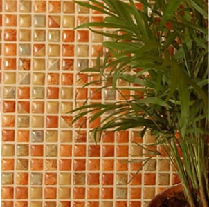 Orange tile