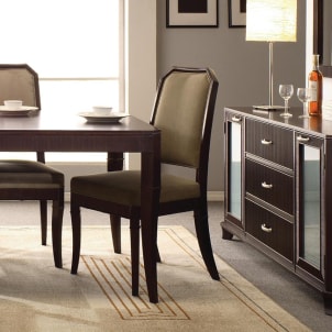 Elegant dining chair and dining table set