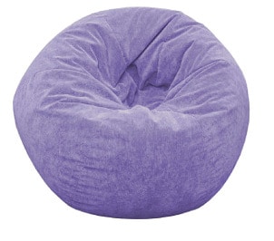 Purple bean bag chair
