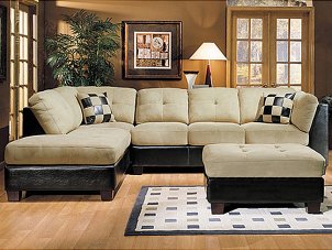 Microfiber Sectional Sofa