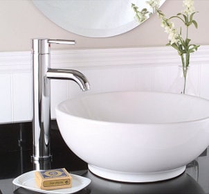 Bathroom Bowl Sinks on Matching A Vessel Sink To Your Bathroom   Overstock Com