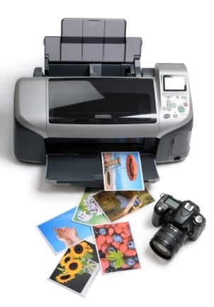 Inkjet photo printer producing digital photo prints