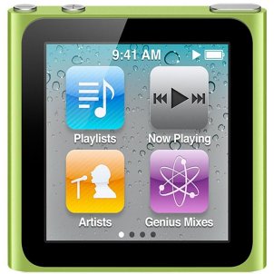 Bright green 6th generation iPod Nano