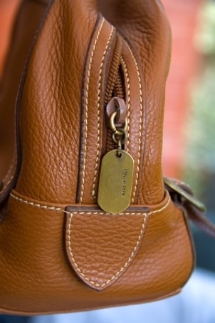 Leather Messenger Bag. Italian leather messenger bag