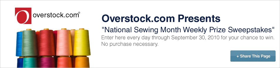 National Sewing Month Sweepstakes