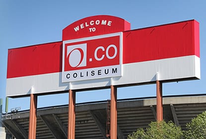 Coliseum Sign