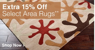 Extra 15% Off Select Area Rugs** - Shop Now