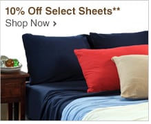 10% Off Select Sheets** - Shop Now