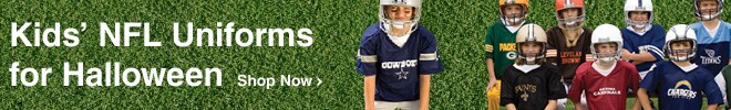 Kids' NFL Uniforms for Halloween - Shop Now
