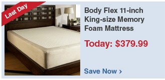 Body Flex 11-inch King-size Memory Foam Mattress - Save Now