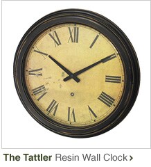 The Tattler Resin Wall Clock
