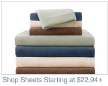 Shop Sheets Starting at $22.94