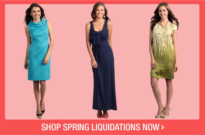DRESS BLOWOUT - Omail Exclusive Coupon - 20% OFF SELECT DRESSES* - HURRY, QUANTITIES LIMITED - Use Coupon to Save Even More on Already Reduced Prices - SHOP SPRING LIQUIDATIONS NOW