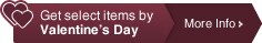 Get select items by Valentine's Day