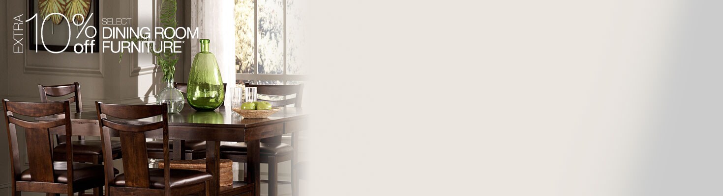 Extra 10% off Select Dining Room Furniture*