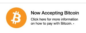 Now Accepting Bitcoin - Click here for more information on how to pay with Bitcoin.