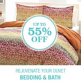 Up to 55% off Select Bedding & Bath.