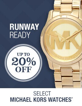 Up to 20% off Select Michael Kors Watches*.