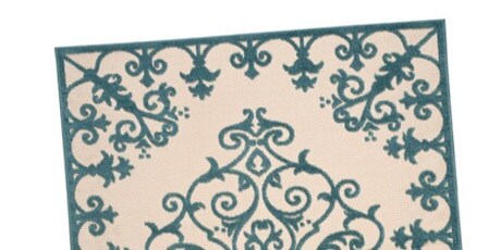 Rug Squared Kona Aqua Rug (7'10 x 10'6)