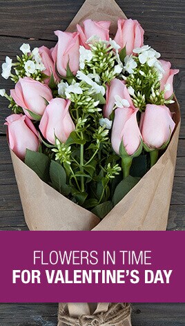 Flowers in Time for Valentine's Day