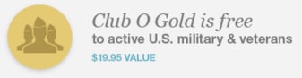 Club O is free for active U.S. military and veterans