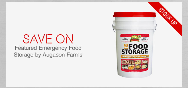 Save on Featured Emergency Food Supply by Augason Farms