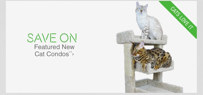 Save On Featured New Cat Condos**