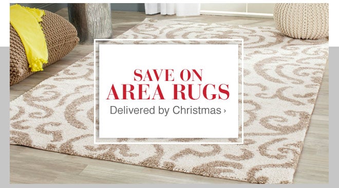 Save on Area Rugs Delivered by Christmas