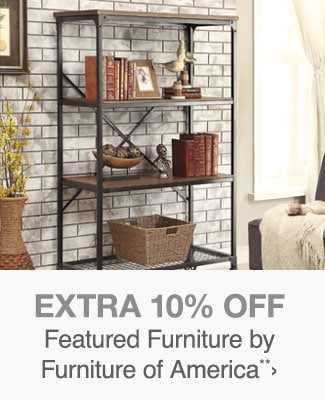 Extra 10% off Featured Furniture by Funiture of America**