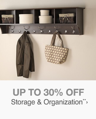 Up to 30% off Storage & Organization**